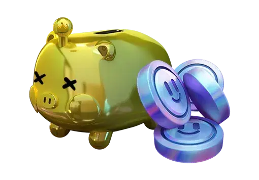 Eggy Party Shiny Coin Jar